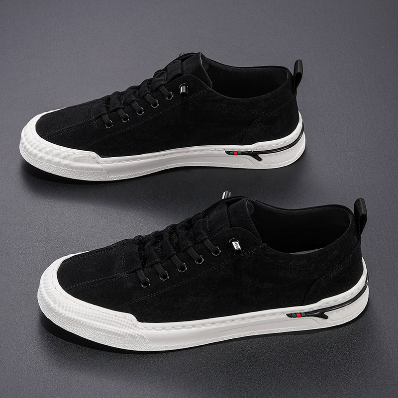 春季帆布鞋男2024百搭休闲鞋韩版懒人一脚蹬板鞋低帮透气软底男鞋,流行男鞋,帆布鞋,淘宝优惠券,粉丝福利购,淘宝优惠卷