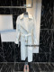 白色宽松中长款 翻领气质风衣简约休闲外套春秋女装