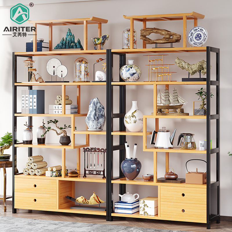 艾芮特实木中式博古架