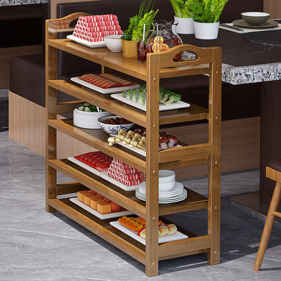 厨房货物架子置物架多层落地蔬菜储物架收纳调料架子多功能放菜架