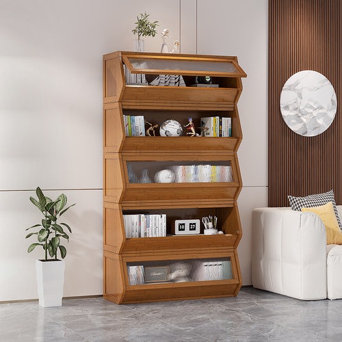 堆叠式书柜置物柜多层杂志柜