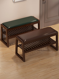 换鞋凳门口家用穿鞋凳进门凳高级感可坐鞋柜坐凳一体入户门长条凳