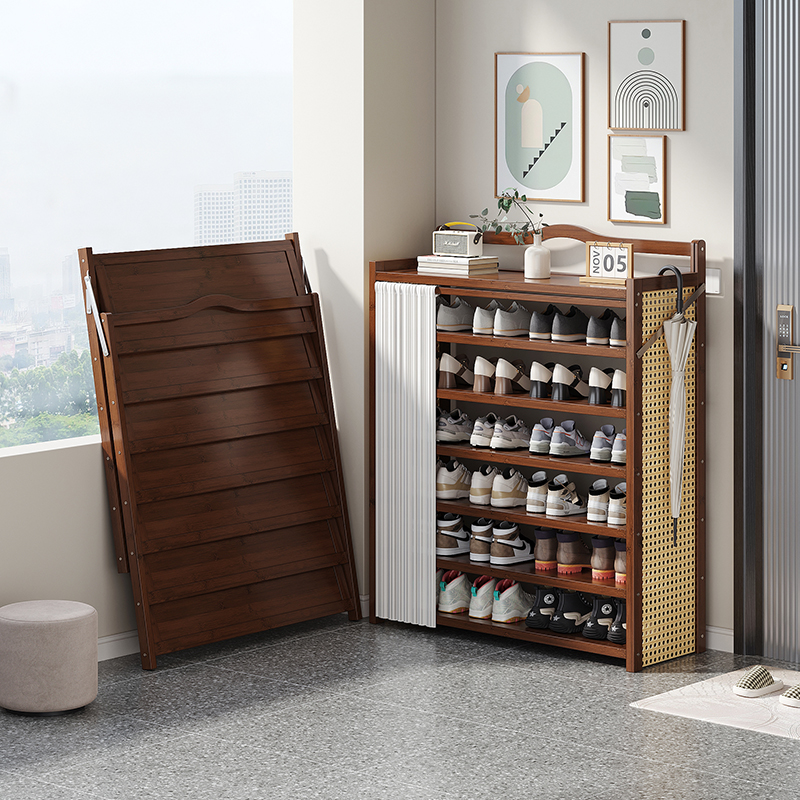 艾芮特简约现代折叠免安装鞋架