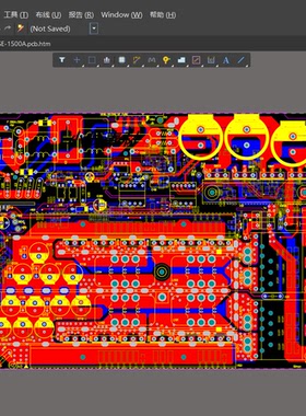 mw电源 2000w48v输出+1500w24v 开关电源原理图+PCB文件