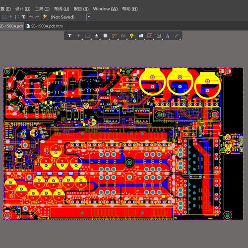 mw电源 2000w48v输出+1500w24v 开关电源原理图+PCB文件