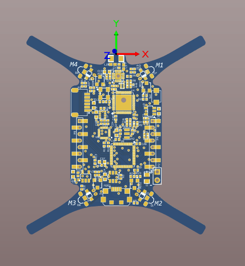stm32四轴 minifly流光模块四轴原理图加pcb兼容正点原子
