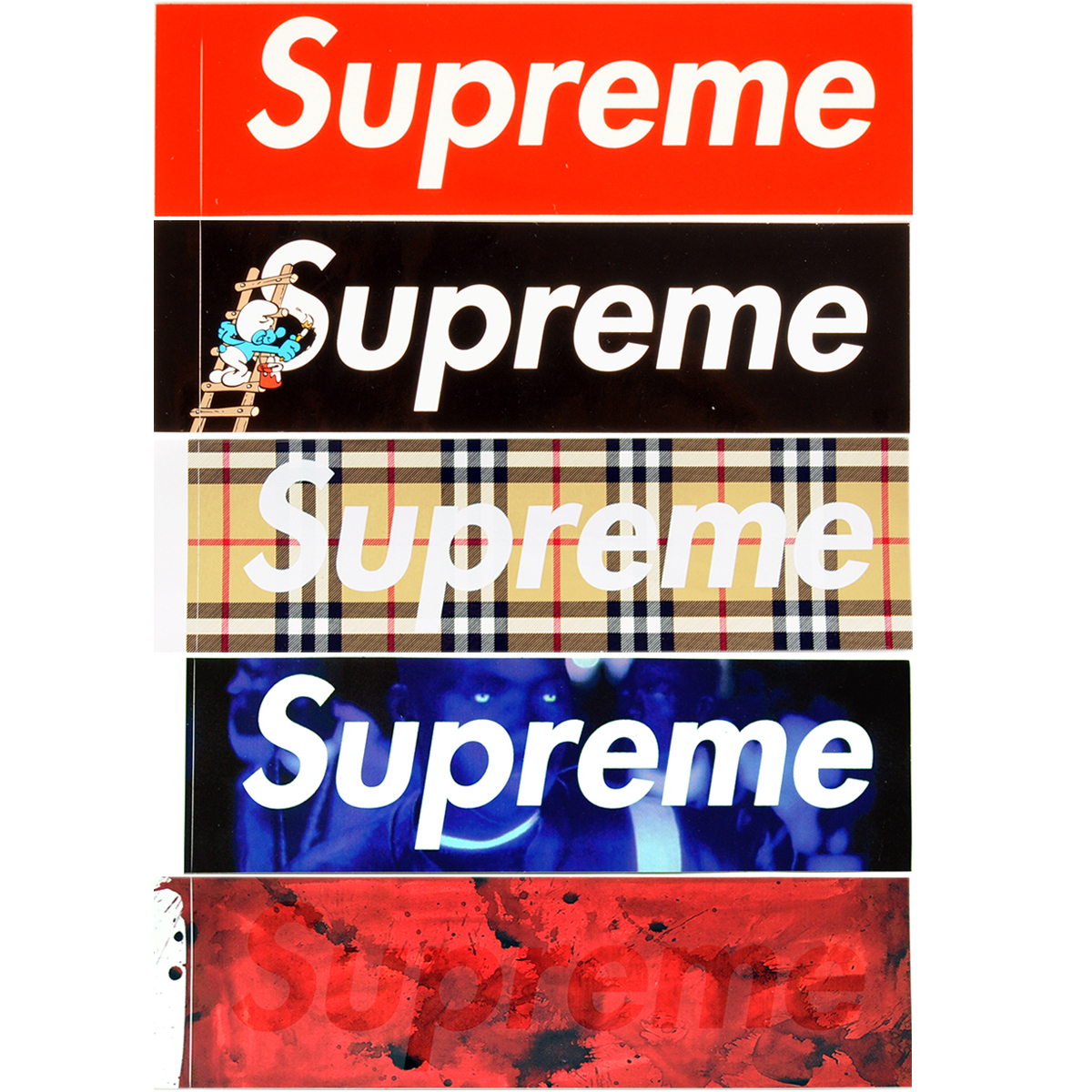 Supreme电脑手机贴纸BoxLogo
