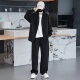 美式 V领外套长裤 潮牌高级感休闲运动套装 时尚 两件套 男女同款 春季