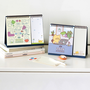 CALEND 2026年日历备忘录实用桌面型台历日历DESK BRUNCH BROTHER