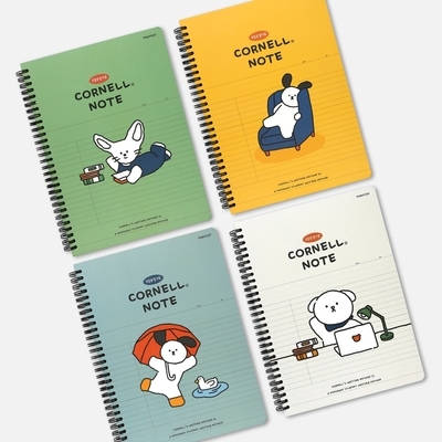 pinkfoot我的小朋友康奈尔轻薄笔记线圈记事本comang cornell 4选