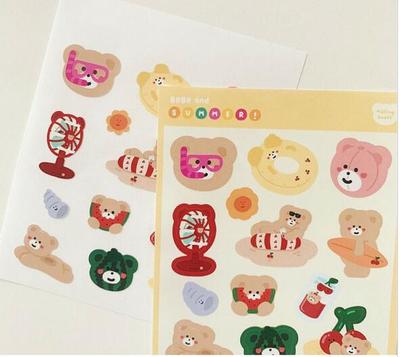 ins装饰贴纸夏天mallingbooth