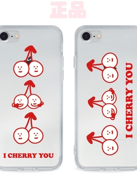 适用于malling booth iPhone XS MAX 手机壳保护套 三对樱桃
