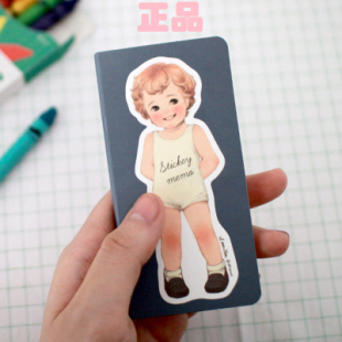 afrocat 换装娃娃即时贴便签组套装stickey memo_tom