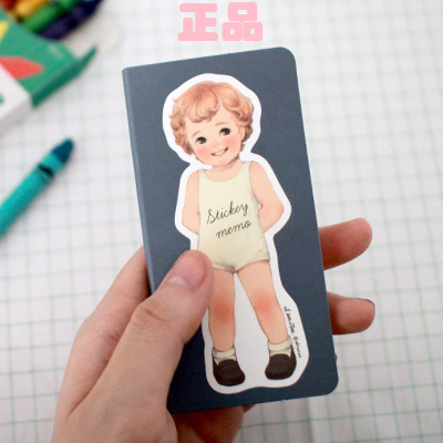 afrocat 换装娃娃即时贴便签组套装stickey memo_tom