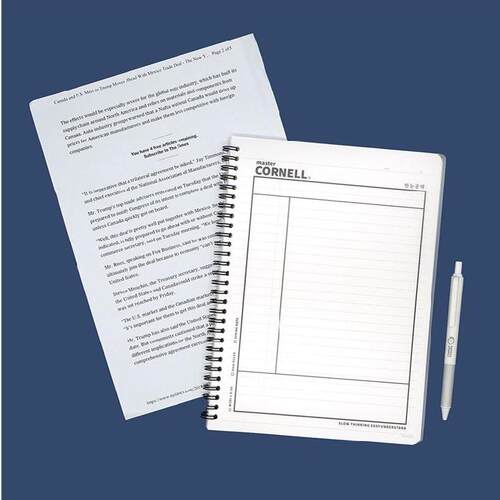 pinkfoot PP康奈尔笔记线圈记事本单词本课堂笔记本cornell note