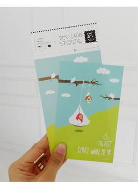 韩国进口JR Stricker 明信片贴纸 my agit 2505