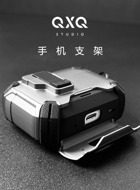 锁盖带支架airpodspro3保护壳airpods4保护壳适用苹果耳机保护套耳机包airpodspro2保护套二代耳机壳硅胶4代