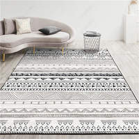 The Nordic-style Moroccan homestay features large floor MATS in the living room, full carpeting in the bedroom, and a doormat beside a young girl's bed thumbnail 8
