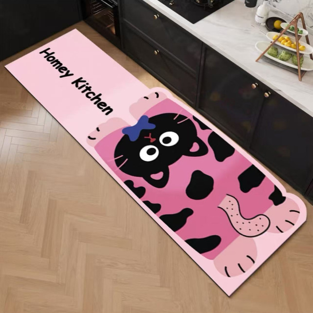 多巴胺厨房地垫防滑防油可擦免洗耐脏硅藻泥垫子卫生间浴室家用,居家布艺,厨房地垫,淘宝优惠券,粉丝福利购,淘宝优惠卷