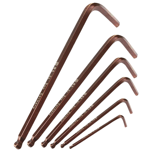 老A 单支S2加长球头磁性内六角扳手 六棱角L型内六方3/4/5/6/8mm