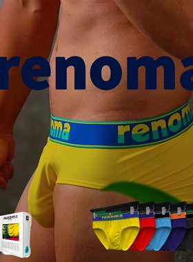 renoma 新 2026 男士运动三角裤速干大囊袋u凸修身透气男士内裤