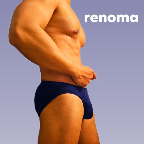 renoma内裤 男内裤 低腰三角 冰丝 大囊袋 男比基尼 男运动内裤