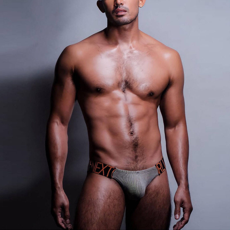 ORLVS士内裤性感低腰U凸叉无侧翼运动防磨腿三角裤舒适开叉,女士内衣/男士内衣/家居服,男三角内裤,淘宝优惠券,粉丝福利购,淘宝优惠卷