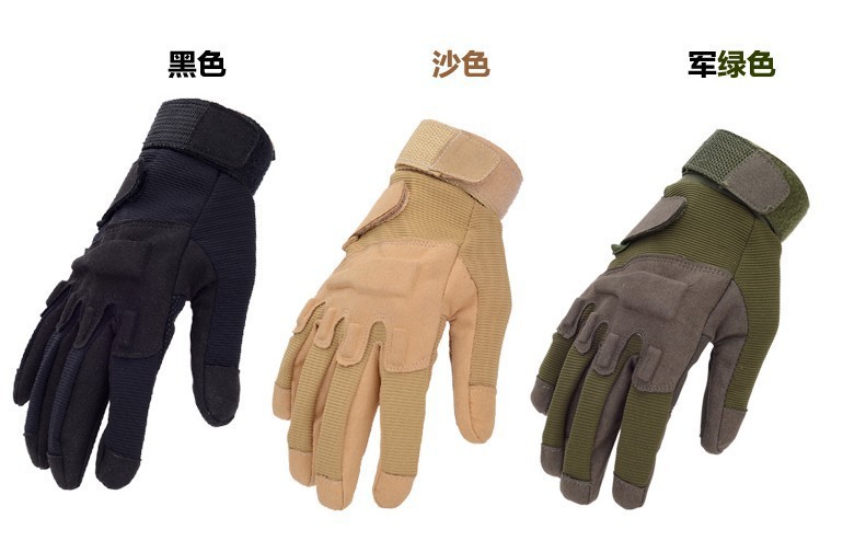 黑鹰户外全指手套 军迷战术手套 防滑耐磨骑行手套男运动手套