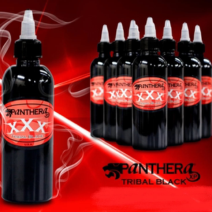 意大利进口潘瑟拉Panthera黑色色料墨水质感刺青颜料