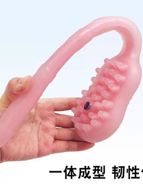 按摩拍经络拍打器硅胶拍痧板按摩锤棒疏通养生健康捶背器全身家用