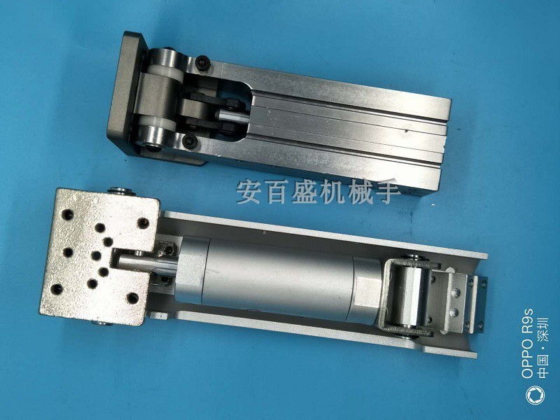 机械手气动齿条侧姿组32*40侧资组高频90度翻转注塑机气缸配件