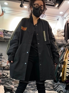 欧货风衣外套女2026新款中长款宽松大版小个子休闲高级感流行时尚