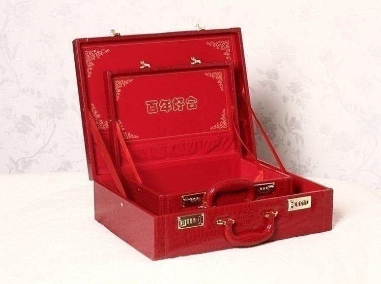 结婚小型复古礼金箱