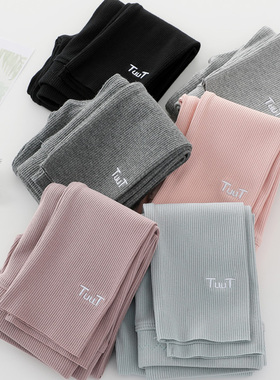 女童打底裤2023秋装新款春秋款外穿薄款洋气纯棉中大童儿童长裤子