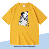 宽松休闲纯棉短袖 JOJO 奇妙冒险动漫吉良吉影杀手皇后周边夏季