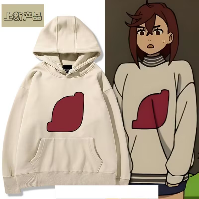 舒适面料卡通动漫宽松卫衣