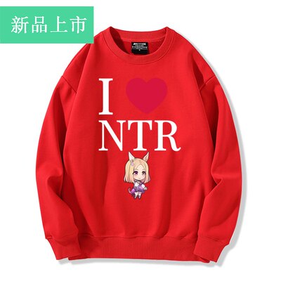 舒适面料卡通动漫宽松卫衣