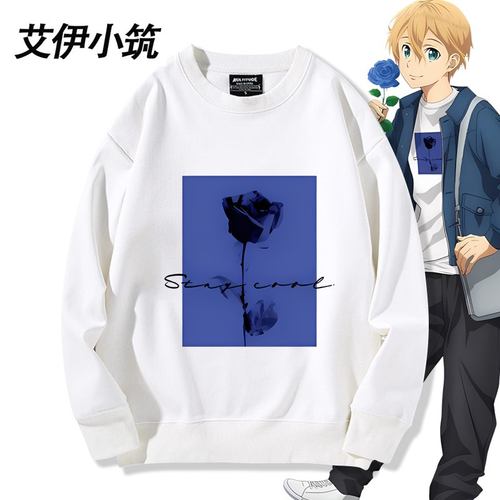 舒适面料卡通动漫宽松卫衣