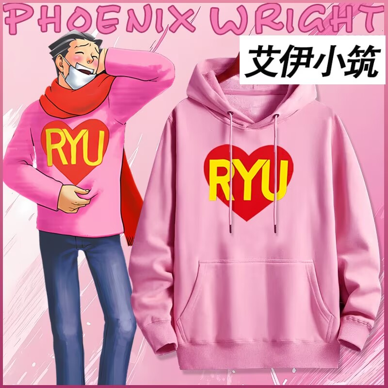 舒适面料卡通动漫宽松卫衣