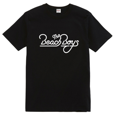 黑色英文印花纯棉宽松圆领短袖