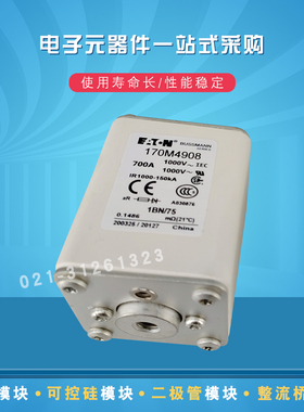 BUSSMANN熔断器170M4924 4925 4926 4927 4928 4929 4930 4951现