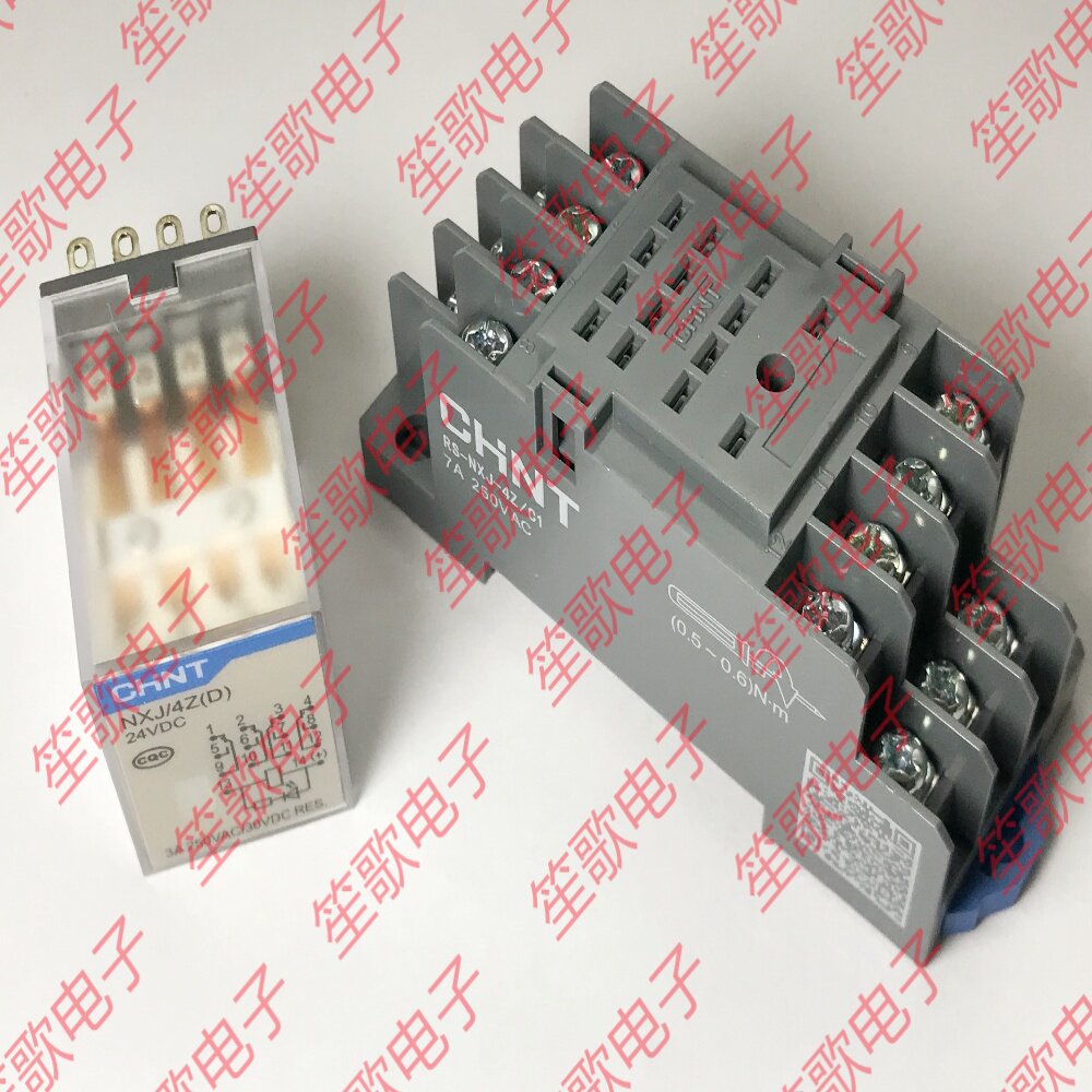 NXJ/4Z(D) 24VDC RS-NXJ-4Z/C1 中间小型继电器+底座