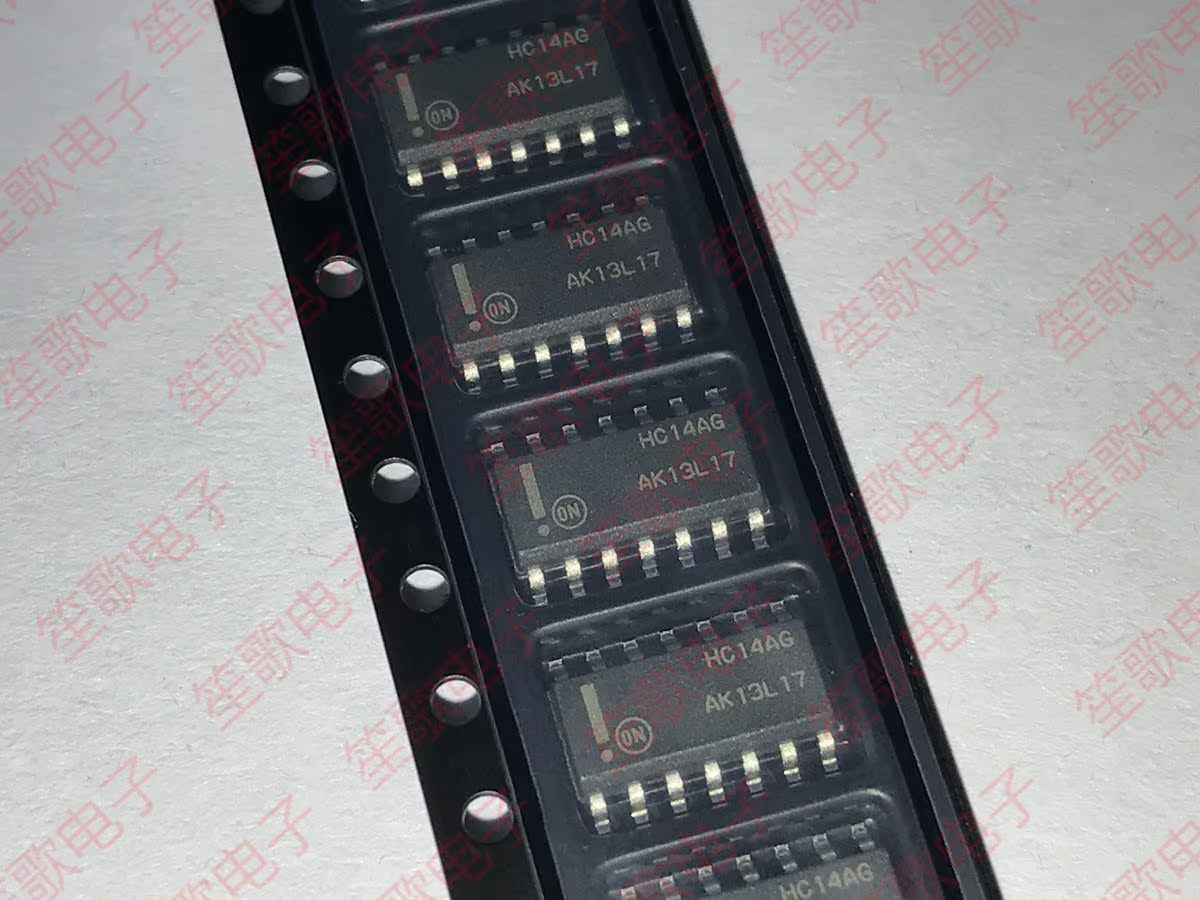 MC74HC14ADG 丝印HC14AG 窄体贴片SOIC-14/3.9 全新原装正品