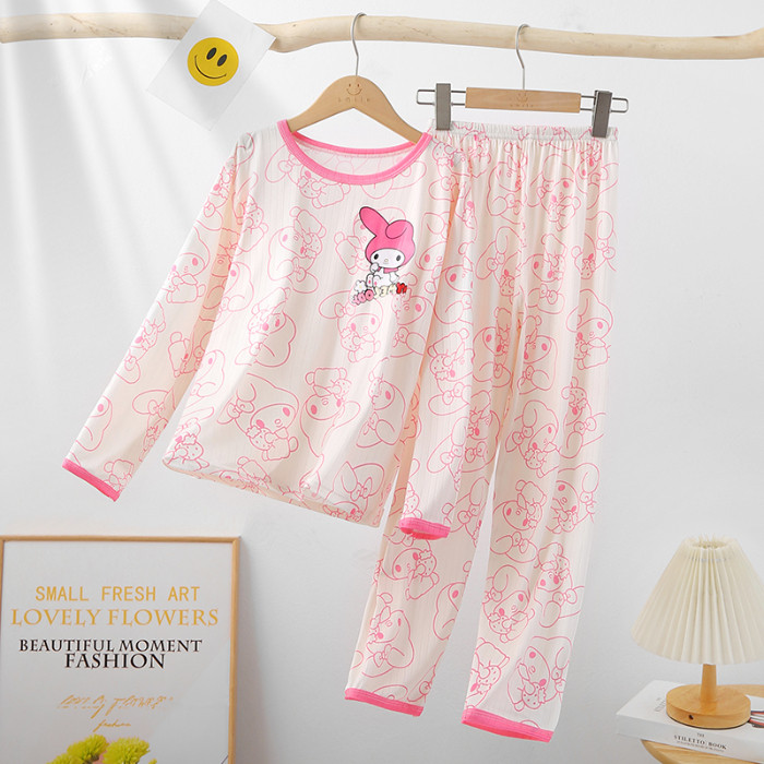 女童长袖睡衣春秋衣服三丽鸥可爱超萌美乐蒂儿童空调服薄款家居服,女士内衣/男士内衣/家居服,睡衣/家居服套装,淘宝优惠券,粉丝福利购,淘宝优惠卷