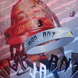 S2原创 Bang Bang莫兰特系列sample篮球手环 灰熊队12号枪王周边