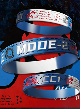 S2原创 CC坎宁安 节奏模式系列sample手环 球星腕带励志周边礼物