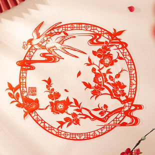 故宫高档静电贴自粘马年新春节日窗花福年货中国风装饰布置玻璃贴