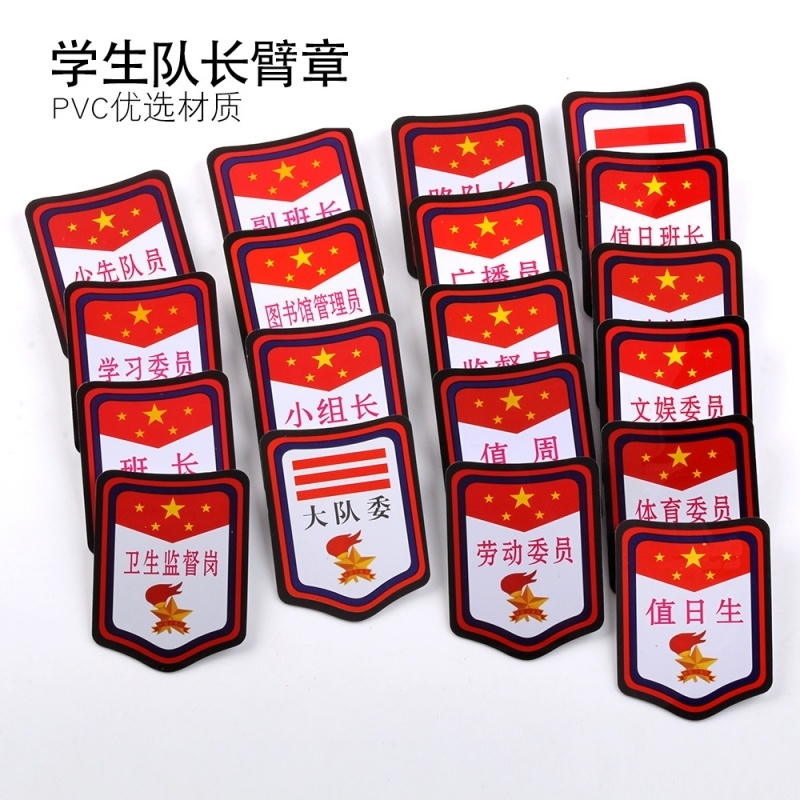 学习委员臂章胸牌子少先队员班干部徽章别针扣袖标小学生干部标志