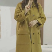 宽松双面呢百搭气质时尚 2023秋冬休闲新款 高品质高颜值女装 外套