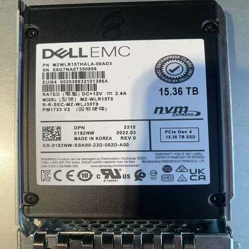 议价0182NW 182NW DELL EMC 15.36TB适用